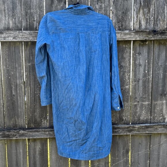 Old Navy Chambray Midwash Dress Small - Picture 2 of 4